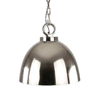 Hanglamp Napoli 35 cm 1 Lichts Glans Chroom Industrieel