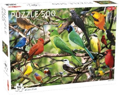 Tactic legpuzzel exotische vogels 47 x 31 cm 500 stukjes Tactic legpuzzel exotische vogels 47 x 31 cm 500 stukjes