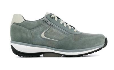 Xsensible Stretchwalker Dames Sneakers in Suede (Groen)