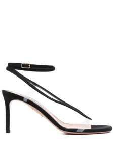 Aquazzura sandales Illusions Plexi 75 mm - Noir