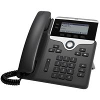 Cisco 7821 IP telefoon Zwart, Zilver Handset met snoer 2 regels