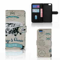 Apple iPhone 6 Plus | 6s Plus Telefoonhoesje met foto Retro VW Bus