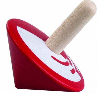 Detoa draaitol junior 5,5 cm hout rood