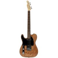 Fazley Classic Series FTL218 Natural LH linkshandige elektrische gitaar - thumbnail