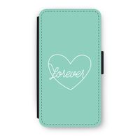 Forever heart pastel: iPhone XS Flip Hoesje