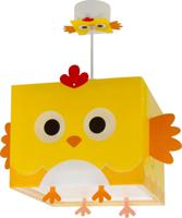 Dalber Kinderkamer hanglamp Little Chicken geel met wit 64642