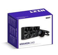 NZXT Kraken 240 Processor Alles-in-één vloeistofkoeler 12 cm Zwart 1 stuk(s) - thumbnail