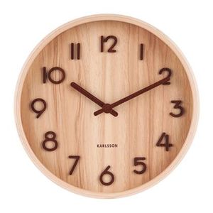 Karlsson KA5808WD wandklok Mechanische wandklok Rond Hout