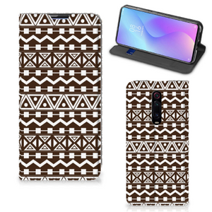 Xiaomi Mi 9T Pro Hoesje met Magneet Aztec Brown