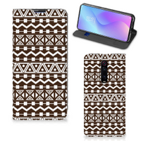 Xiaomi Mi 9T Pro Hoesje met Magneet Aztec Brown - thumbnail