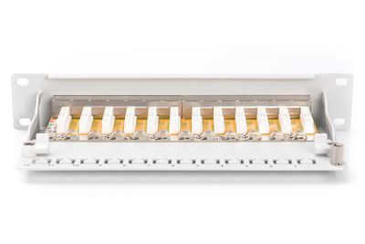 Digitus DN-91612S-G 12 poorten Netwerkpatchpaneel 254 mm (10) CAT 6 1 HE Ingericht