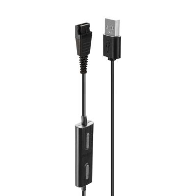 Lindy USB Type A to Quick Disconnect Adapter voor Plantronics
