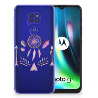 Motorola Moto G9 Play | E7 Plus Telefoonhoesje met Naam Boho Dreamcatcher