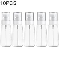 10 stuks Portable hervulbare plastic Fine mist parfum spray fles transparante lege spray sproeier fles 100ml (transparant)