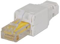 Intellinet 790482 Intellinet gereedschapsloze RJ45-stekker modulaire RJ45-stekker geen krimpgereedschap nodig 790482 Kleurcodering, Knikbeschermingsmof,