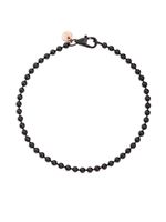 Dodo bracelet Bollicine en or rose 9ct et acier - Noir