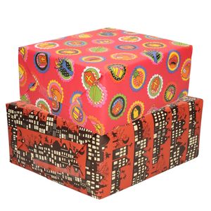 Setje van 10x rollen Sinterklaas inpakpapier/cadeaupapier 2,5 x 0,7 meter 2 soorten prints