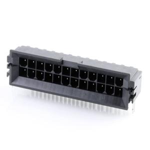 Molex 438100011 Male behuizing (board) Totaal aantal polen: 24 Inhoud: 1 stuk(s) Tray