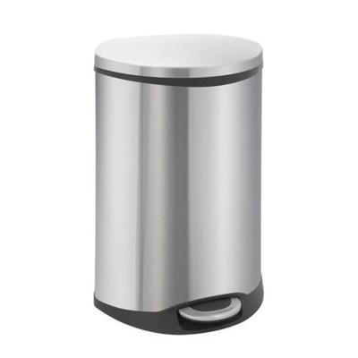 Vepa Bins VB 921850 vuilnisbak 50 l Kunststof, Roestvrijstaal Roestvrijstaal, Wit Vepa Bins VB 921850 vuilnisbak 50 l Kunststof, Roestvrijstaal Roestvrijstaal, Wit