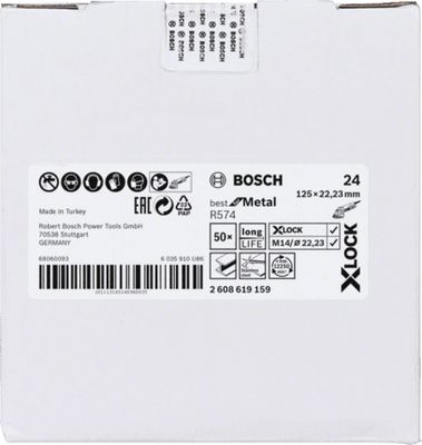 Bosch Accessories 2608619159 Bosch Diameter 125 mm Boordiameter 22.23 mm 1 stuk(s)