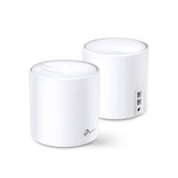 TP-LINK Deco X20 (2-pack) draadloze router Gigabit Ethernet Dual-band (2.4 GHz / 5 GHz) Wit - thumbnail