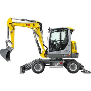 SIKU SUPER Wacker Neuson EW65 modelvoertuig