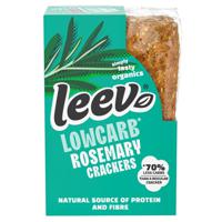 Leev® Low Carb Qrackers Rozemarijn zeezout (3x2 stuks)