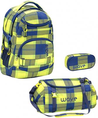 Belmil rugzak Infinity 30 liter polyester geel/blauw 3-delig Belmil rugzak Infinity 30 liter polyester geel/blauw 3-delig