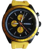 Horlogeband Fossil BQ2213 Silicoon Geel 22mm