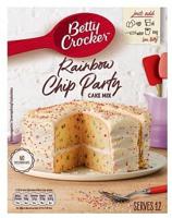 Betty Crocker Betty Crocker - Party Rainbow Chip Cake Mix 425 Gram - thumbnail