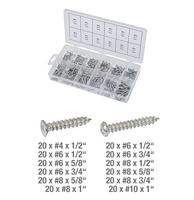 KS TOOLS Assortiment de vis auto-taraudeuses métal et bois x240 - Embrayage - boite de vitesse - calage