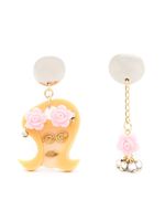 Amir Slama boucles d'oreilles asymétriques à fleurs - thumbnail