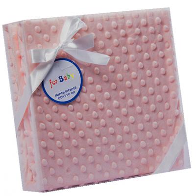 Gamberritos babydeken junior 80 x 110 polyester zalm Gamberritos babydeken junior 80 x 110 polyester zalm