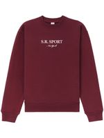 Sporty & Rich sweat Wimbledon à col rond - Rouge - thumbnail