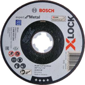 Bosch Accessories Bosch 2608619254 Doorslijpschijf recht 125 mm 1 stuk(s)