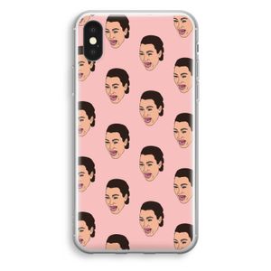 Ugly Cry Call: iPhone XS Transparant Hoesje