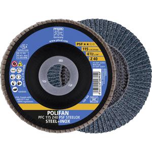 PFERD 67764115 Z Psf Steelox Lamellenschijf Diameter 115 mm Boordiameter 22.23 mm 10 stuk(s)