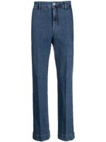 Barena mid-rise straight-leg jeans - Bleu - thumbnail