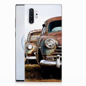 Samsung Galaxy Note 10 Plus Siliconen Hoesje met foto Vintage Auto