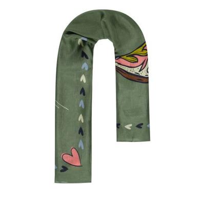 POM Amsterdam sjaal Dancing Boots groen