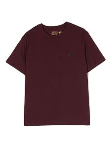 Ralph Lauren Kids t-shirt en coton à logo Polo Pony - Rouge