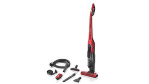 Bosch Serie 6 BCH86PET1 steelstofzuiger & elektrische bezem Zakloos Chroom, Rood 0,9 l