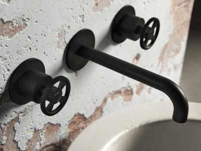 Hotbath Cobber @Work afbouwdeel inbouw wastafelmengkraan met 18cm uitloop zwart mat Hotbath Cobber @Work afbouwdeel inbouw wastafelmengkraan met 18cm uitloop zwart mat