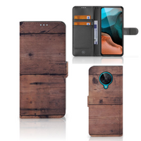 Xiaomi Poco F2 Pro Book Style Case Old Wood - thumbnail