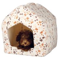 Trixie 36355 Kuschelhöhle Lingo, 40 × 45 × 40 cm, weiß/beige