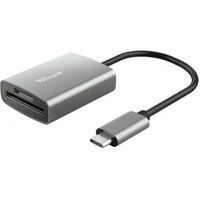 Trust 24136 geheugenkaartlezer USB 3.2 Gen 1 (3.1 Gen 1) Type-C Aluminium - thumbnail