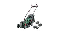 Bosch Home and Garden 06008B9E00 Grasmaaier Accu Incl. 2 accus, Incl. oplader 2 x 18 V Snijbreedte max. 37 cm Geschikt voor 550 m²