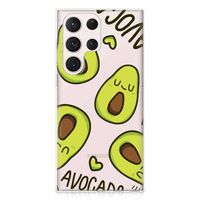 Samsung Galaxy S23 Ultra Telefoonhoesje met Naam Avocado Singing