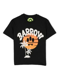 Barrow kids t-shirt en coton à imprimé graphique - Noir