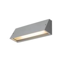 SLV wandopbouwarmatuur PEMA® WL/verlichting voor wanden, wegen, ingangen, tuinlamp / IP65 3000/4000K 16 W 1260/1400 lm grijs